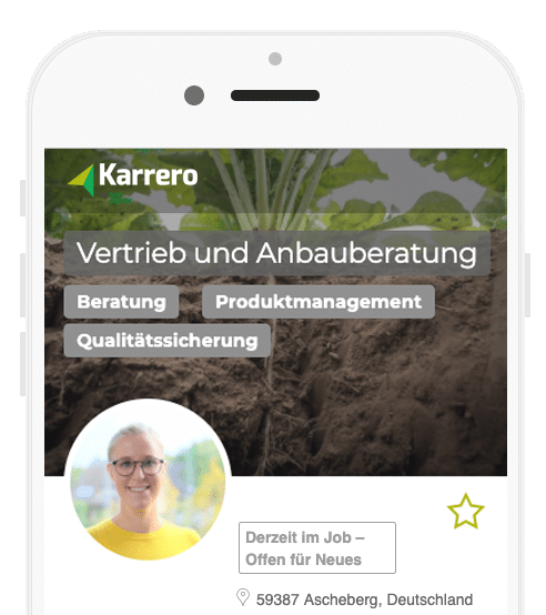 AgriTalent werden - Lebenslauf in der Agrarbranche
