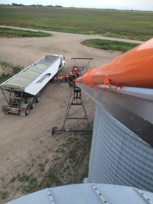 Vogelperspektive des Umlagerns