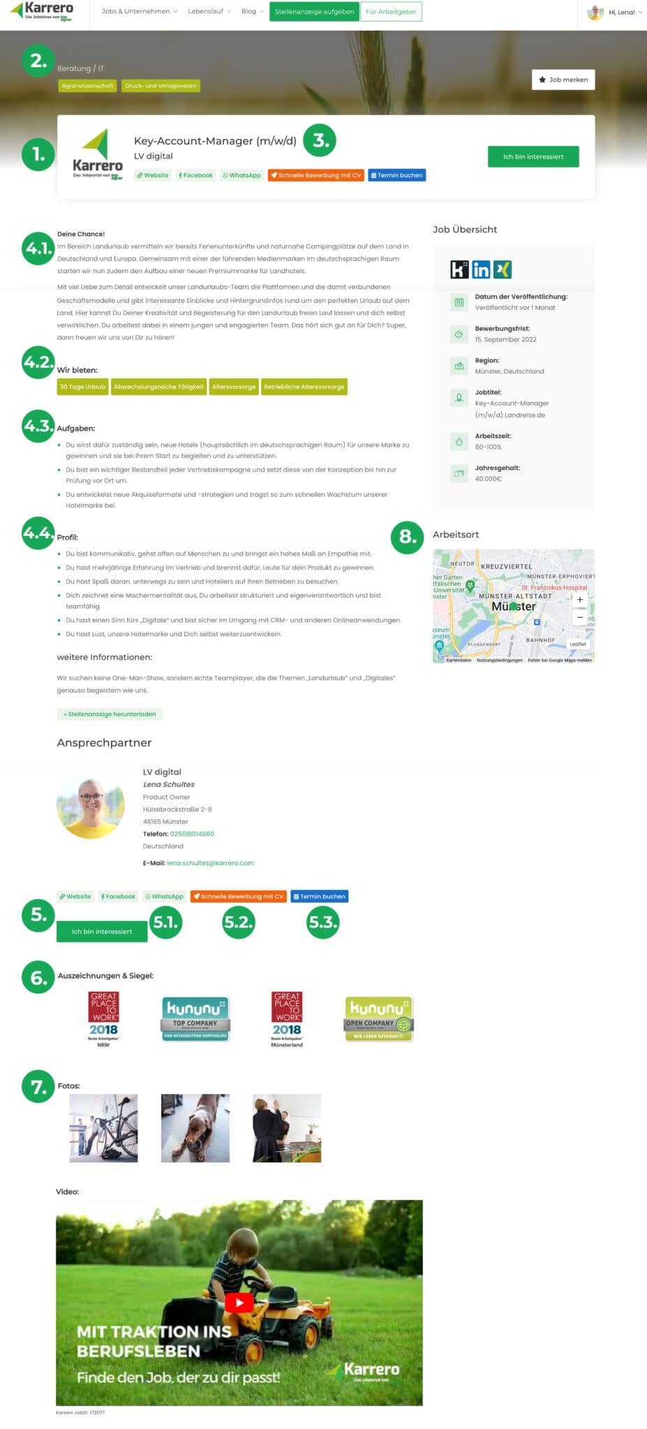 Die perfekte Stellenanzeige – Karrero Qualitätsstandards-