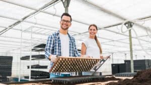 Studierende im Agrarstudium